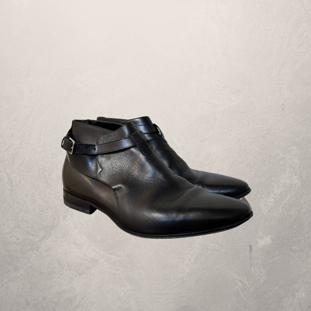 Saint Laurent black leather shoes 40