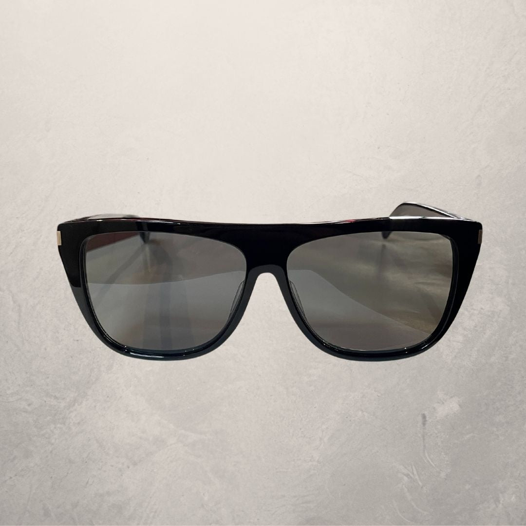 Saint Laurent black polarized sunglasses