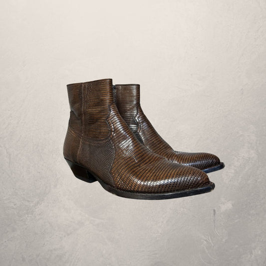 Saint Laurent brown ankle boots 40