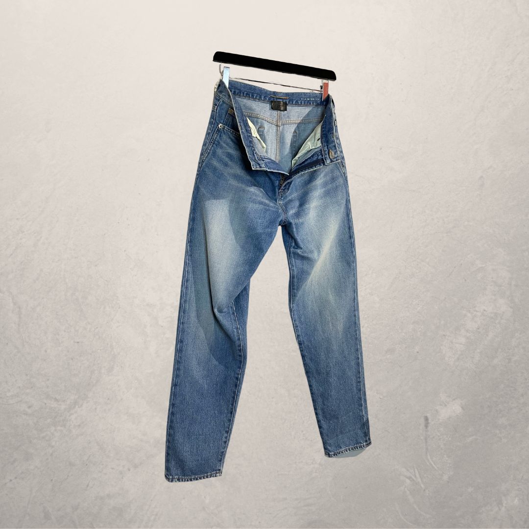 Saint Laurent middenblauwe mom jeans 38