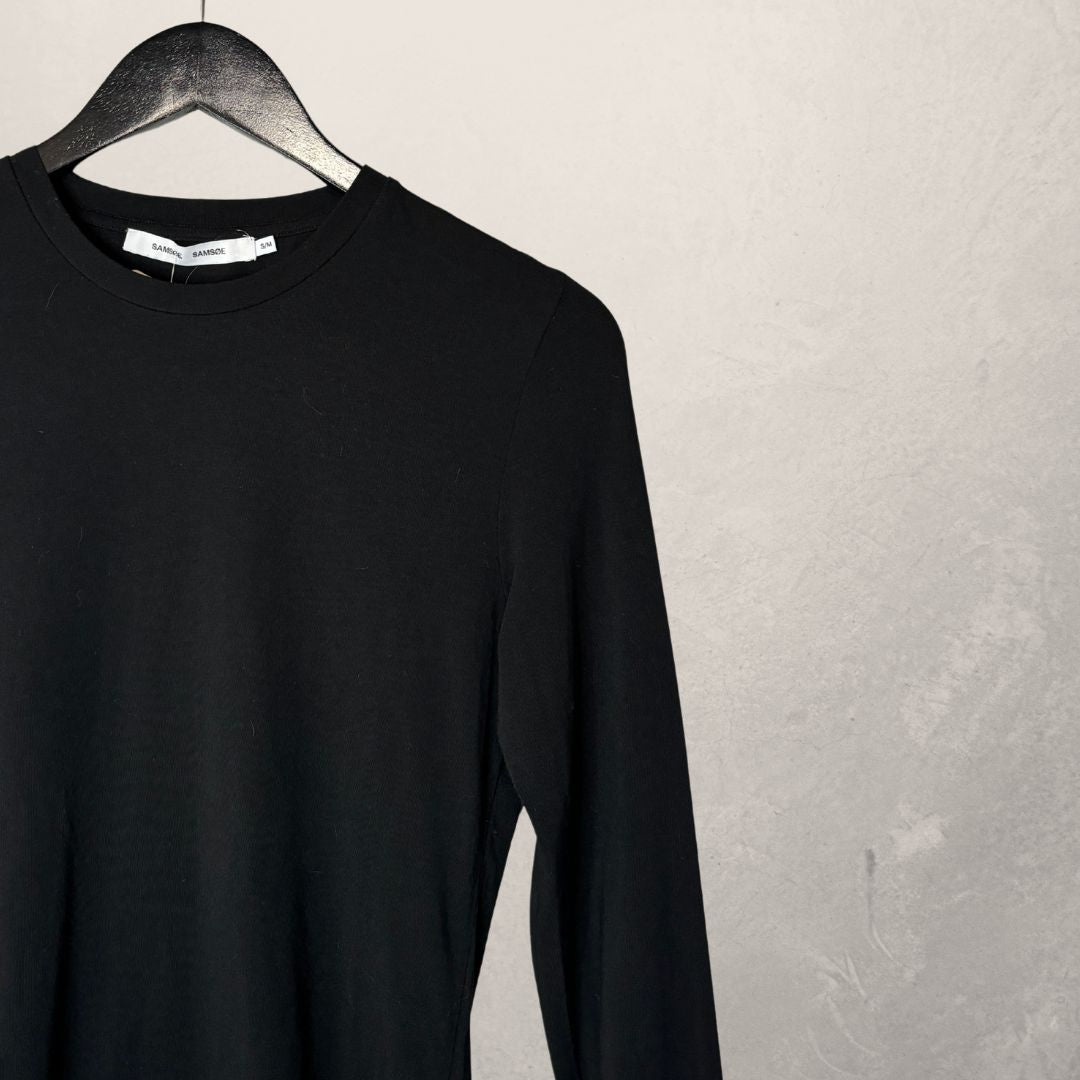 SamsoeSamsoe black basic longsleeve S