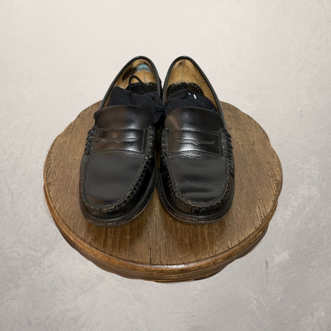 Sebago black classic loafers 38 w/box