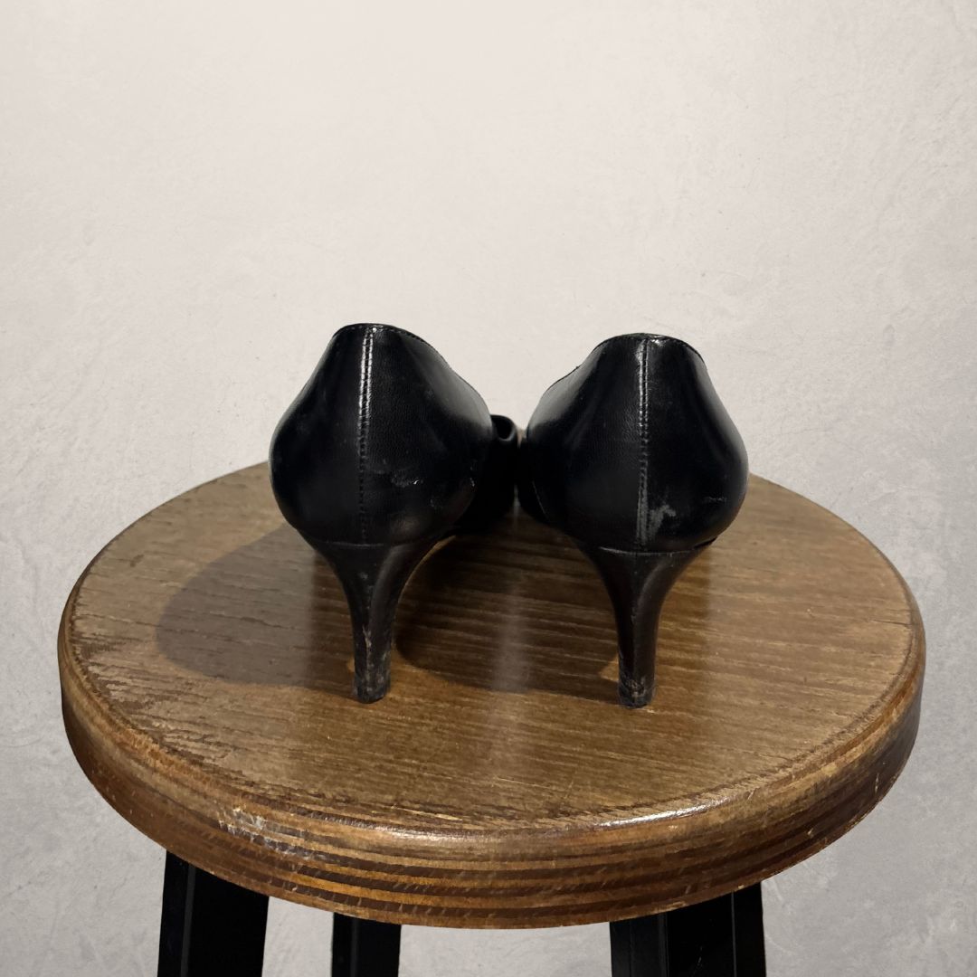 Sergio Rossi zwarte puntige hakken 38,5