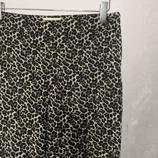 Sezane glitter leopard print pants S
