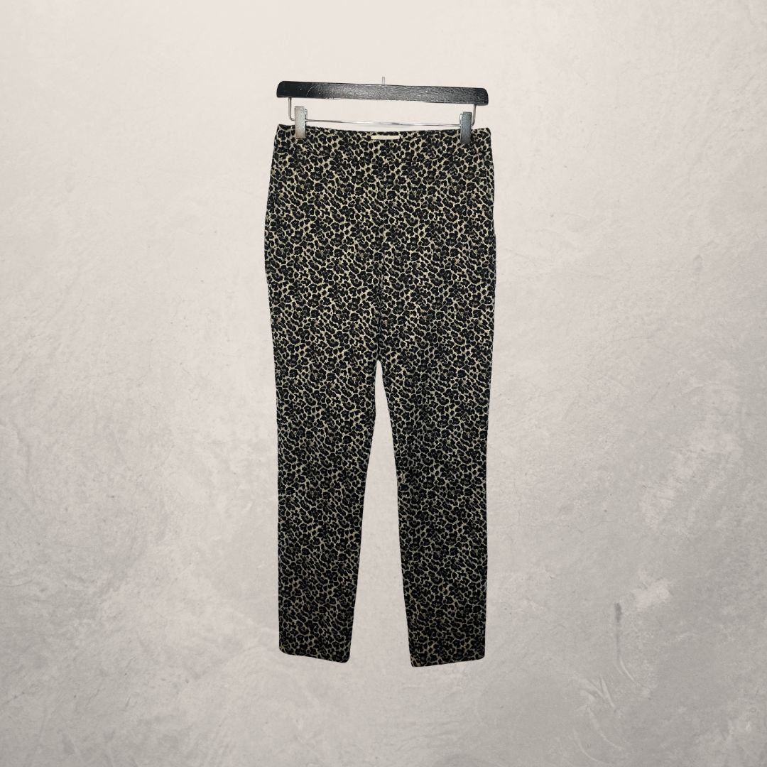 Sezane glitter leopard print pants S