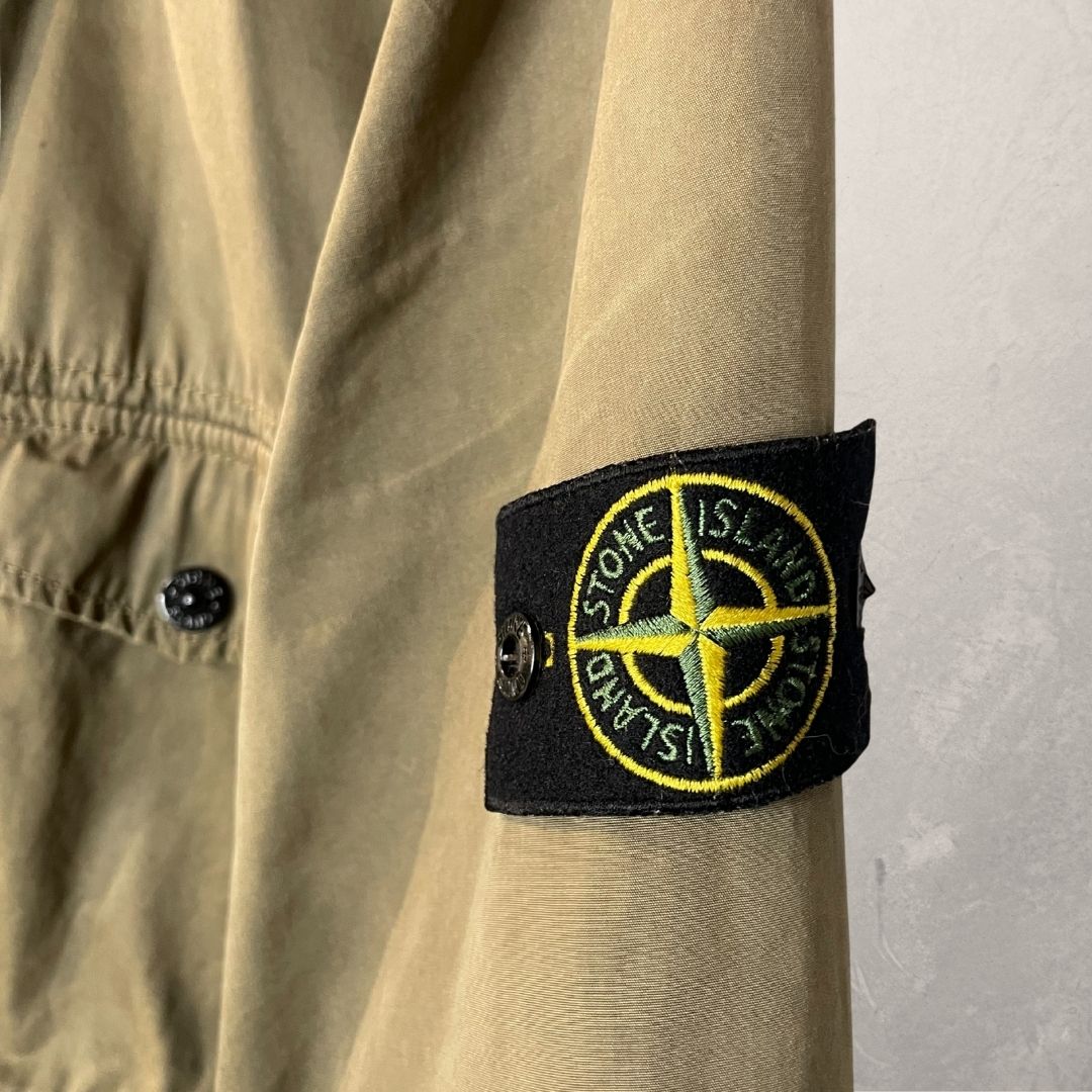 Stone Island khaki anorak zip up jacket XL