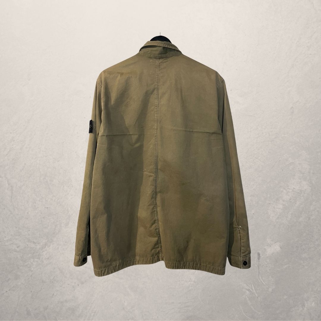 Stone Island khaki anorak zip up jacket XL