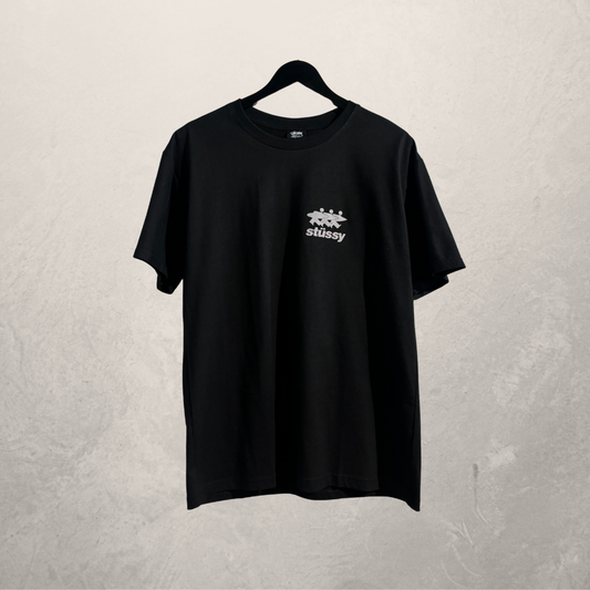 Stussy black surfboard t shirt L