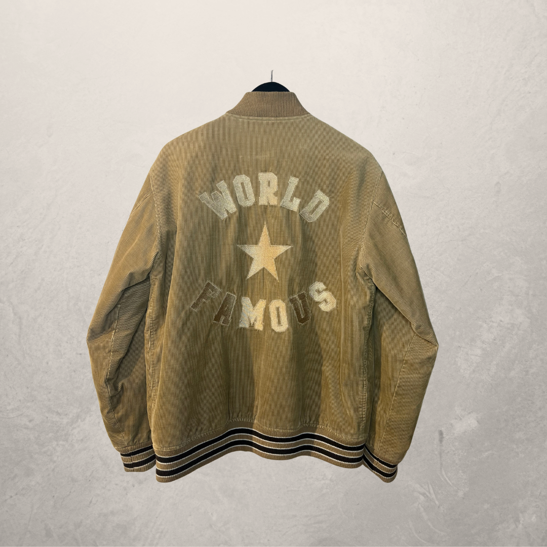 Supreme beige corduroy bomber M
