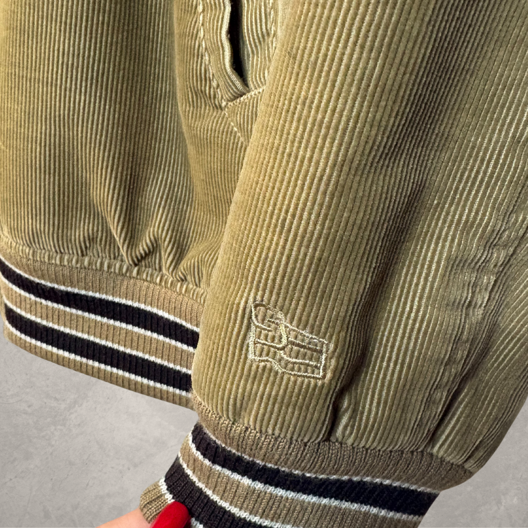 Supreme beige corduroy bomber M