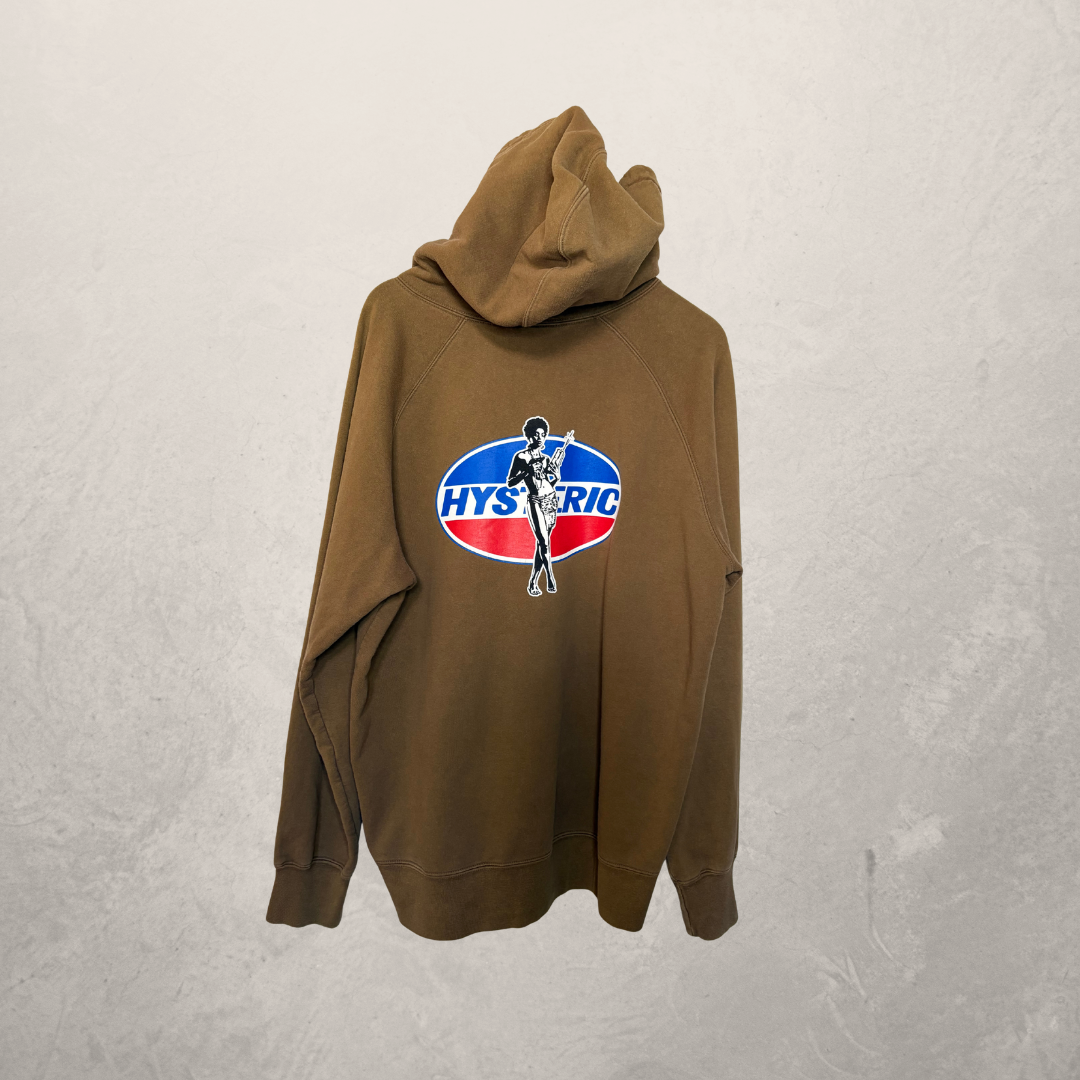 Supreme x Hysteric Glamour brown hoodie XL