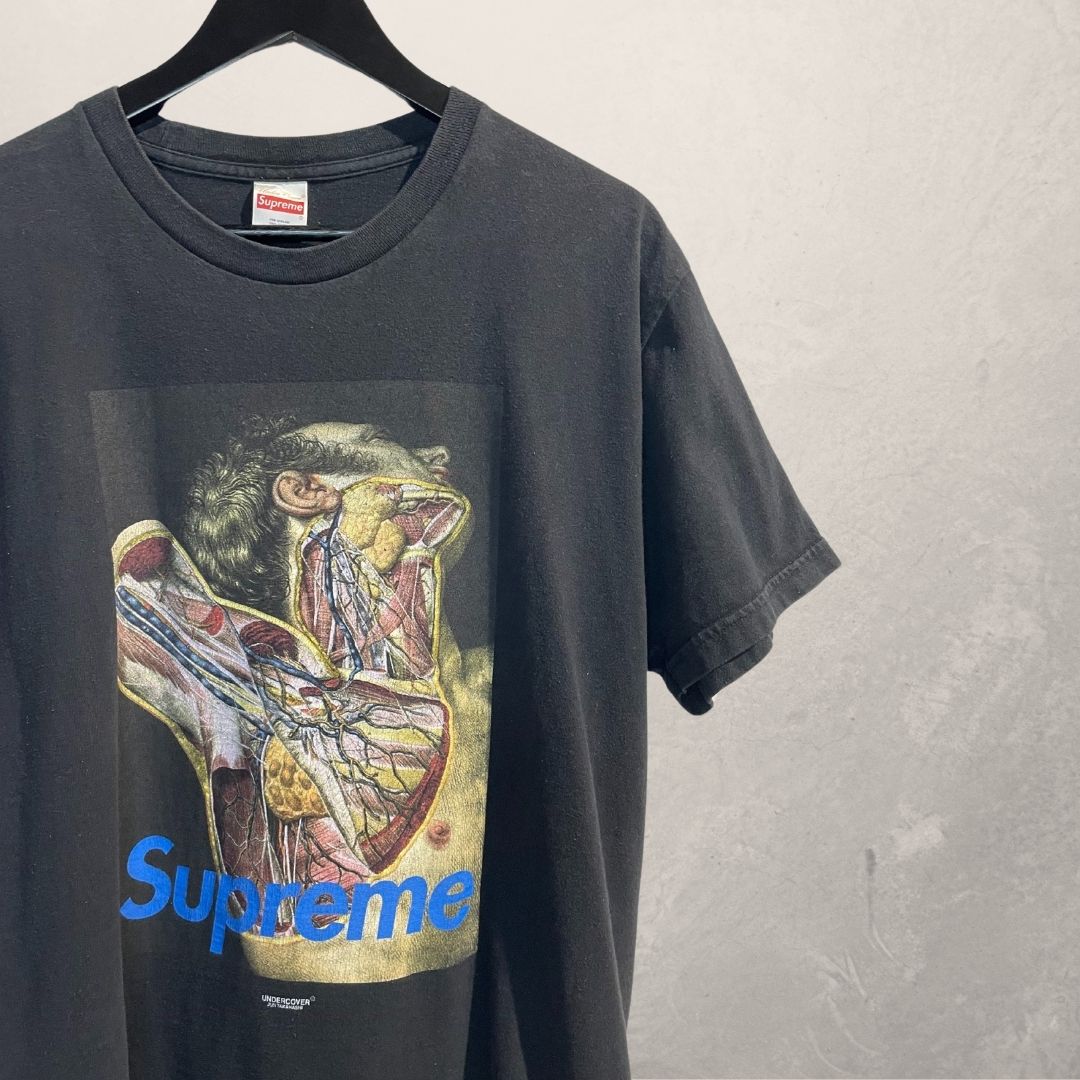 Supreme x Undercover anatomy FW2016 black graphic t shirt L