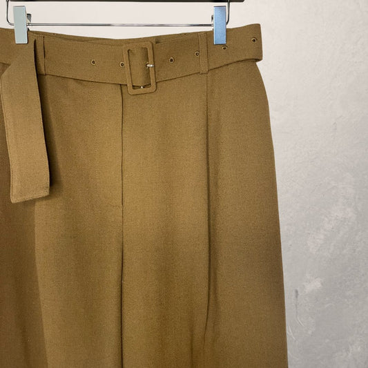 The Frankie Shop/ Blossom brand khaki belted trousers 36/38
