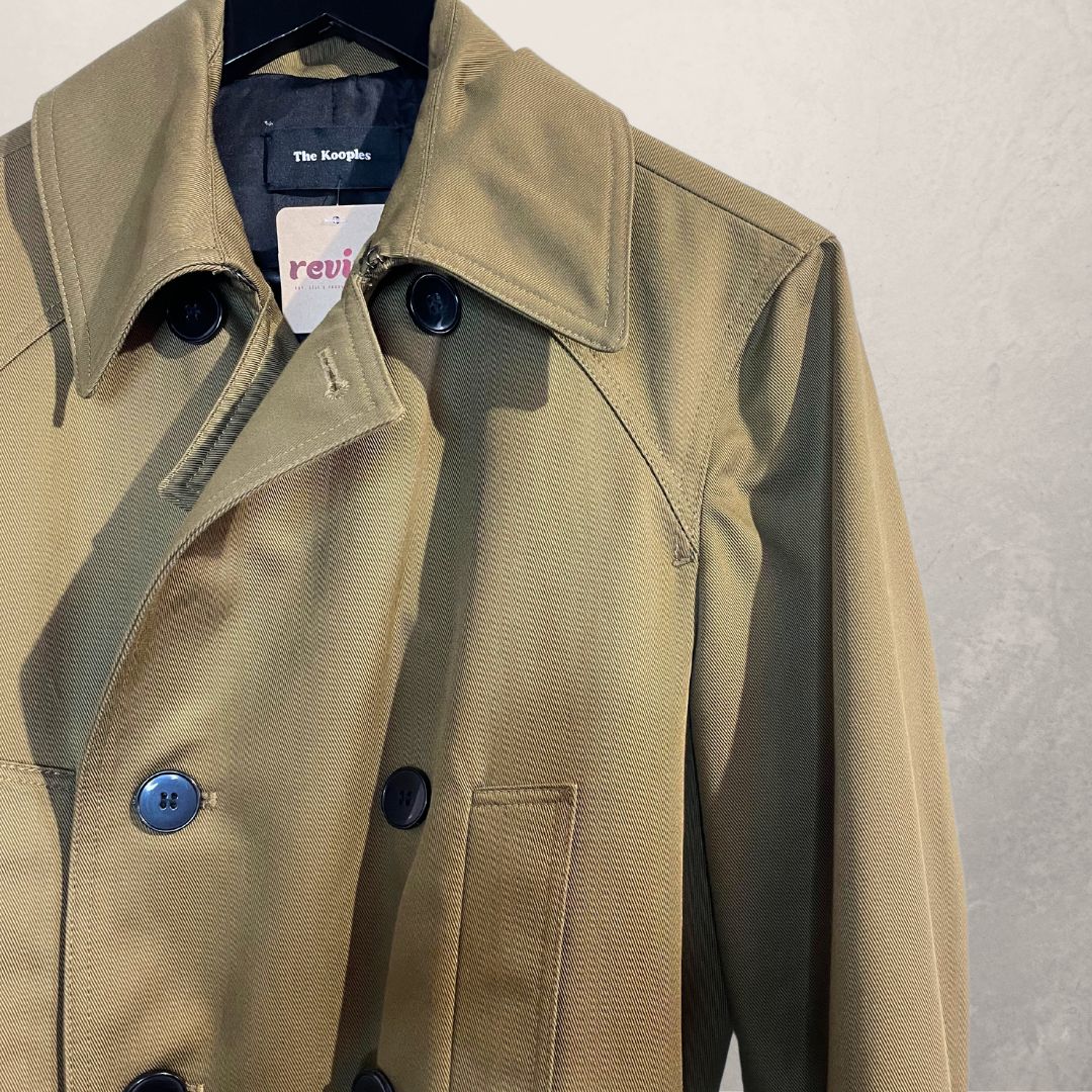 The Kooples brown trench coat L