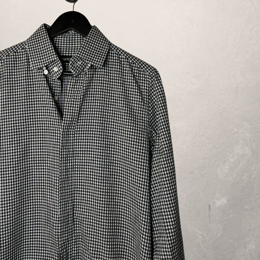 Tom Ford zwart-wit 100% katoenen shirt maat 40