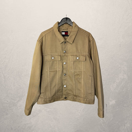 Tommy Hilfiger beige denim jacket M (set)
