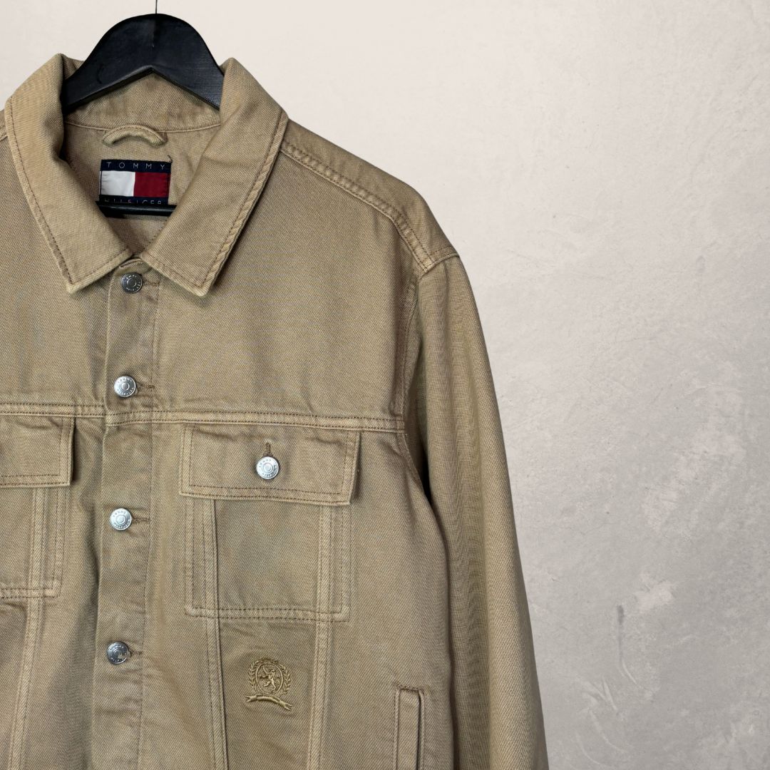 Tommy Hilfiger beige denim jacket M (set)