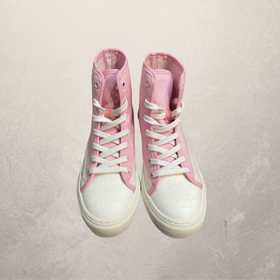 Tommy Hilfiger collectie roze platform sneakers 37