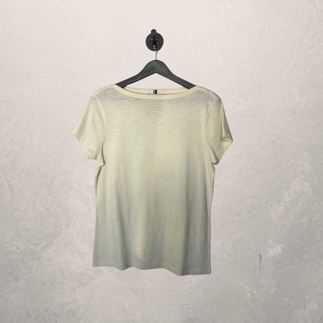 Tommy Hilfiger offwhite basic T-shirt S