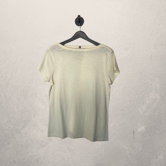 Tommy Hilfiger offwhite basic tee S