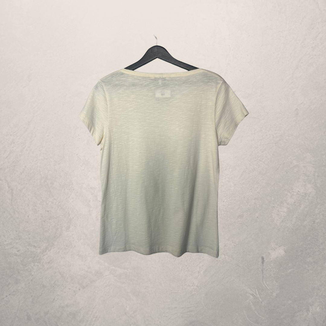 Tommy Hilfiger offwhite basic T-shirt S