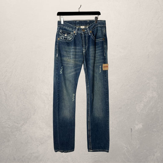 True Religion light-blue straight jeans 30x34