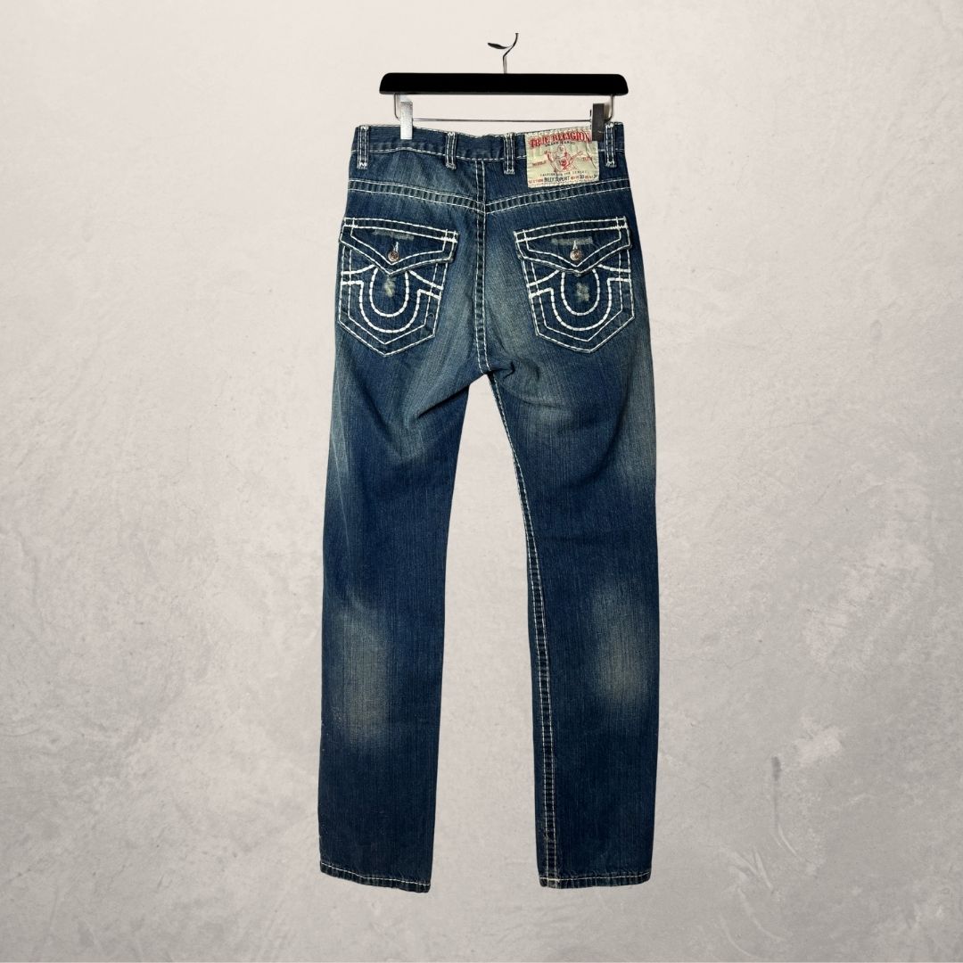 True Religion light-blue straight jeans 30x34