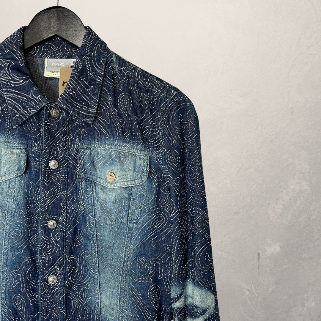 Versace Jeans fitted denim jacket S