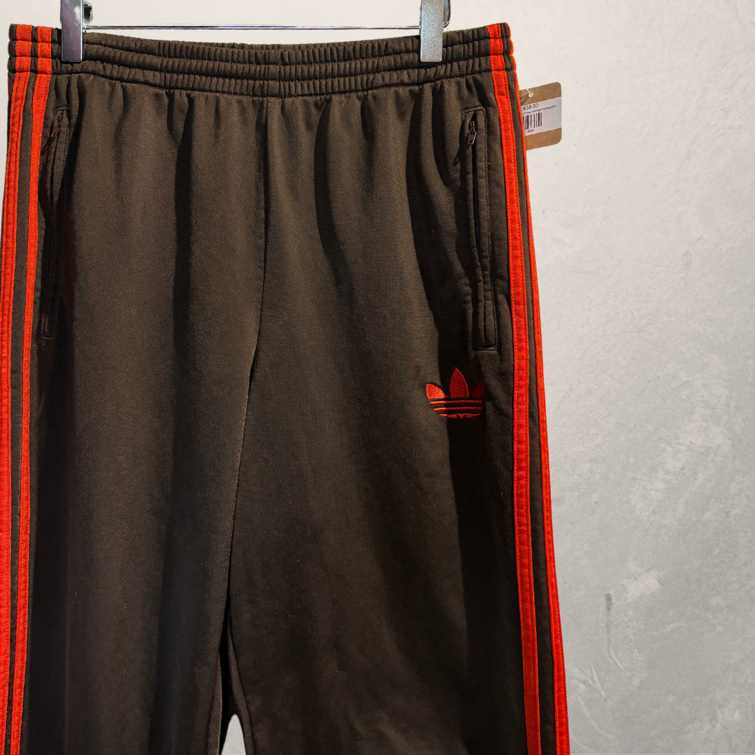 Vintage Adidas brown/orange trackpants L