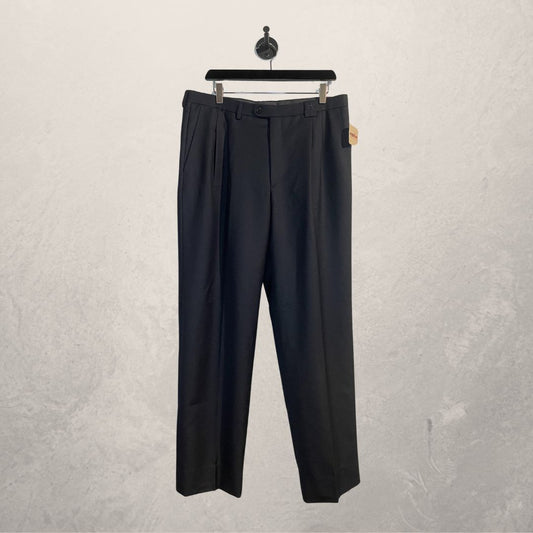 Vintage Burberry navy knit trousers XL