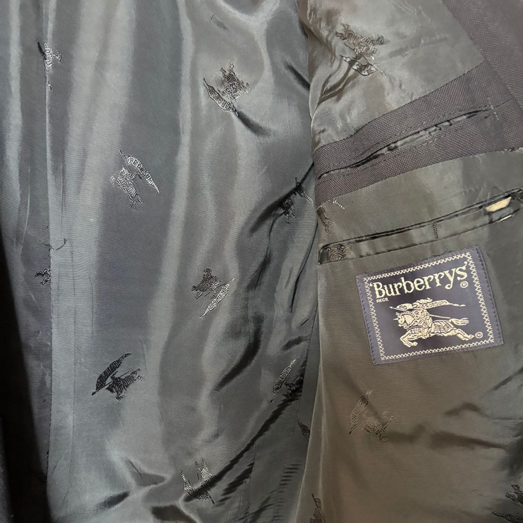 Vintage Burberry navy oversized blazer M/L