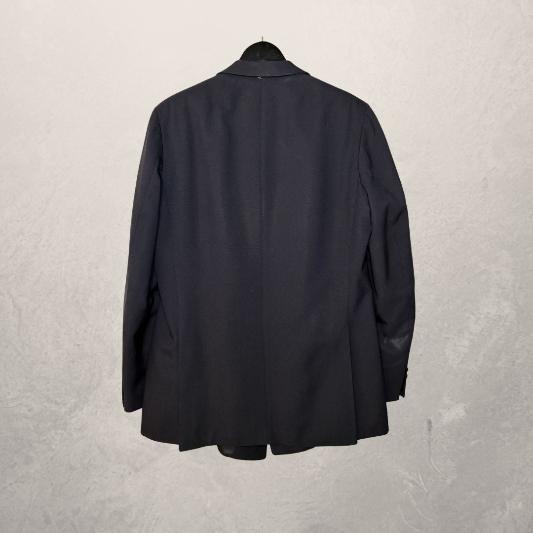 Vintage Burberry navy oversized blazer M/L