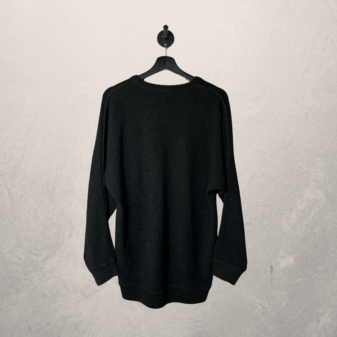 Vintage Carlo Colucci donkergrijze trui L