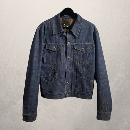 Vintage Dolce & Gabanna denim jacket with graffiti L