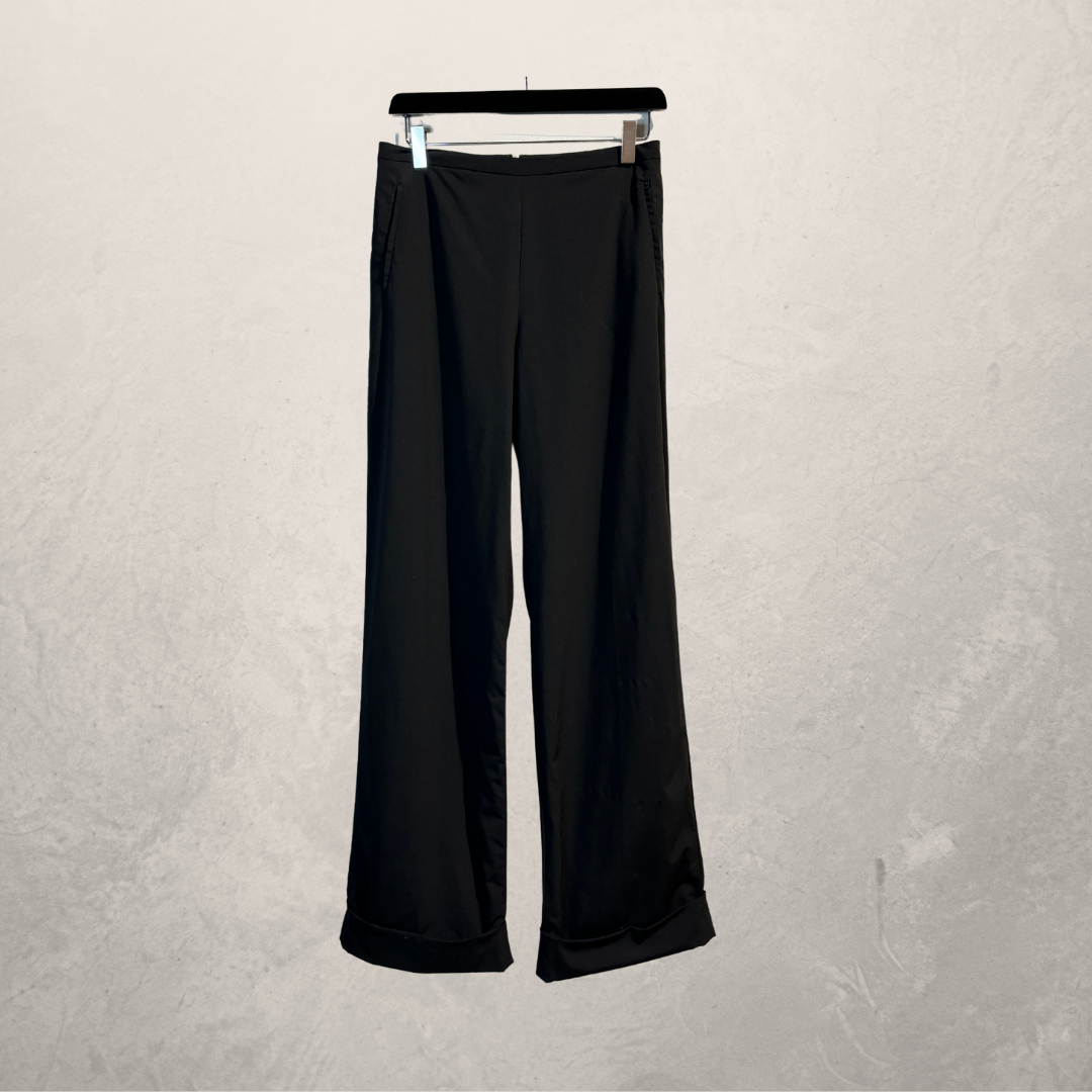 Vintage Jean Paul Gaultier black wool high waist trousers 36/38