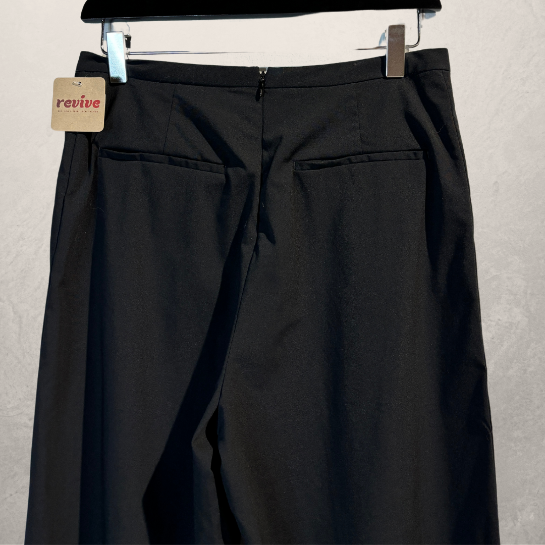 Vintage Jean Paul Gaultier black wool high waist trousers 36/38