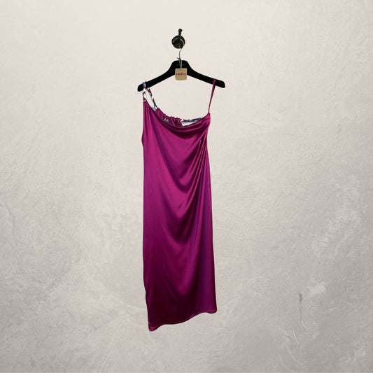 Vintage Jean Paul Gaultier pink silk dress size 36