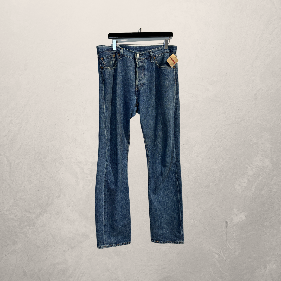 Vintage Levis 501 mid blue denim pants 32/34