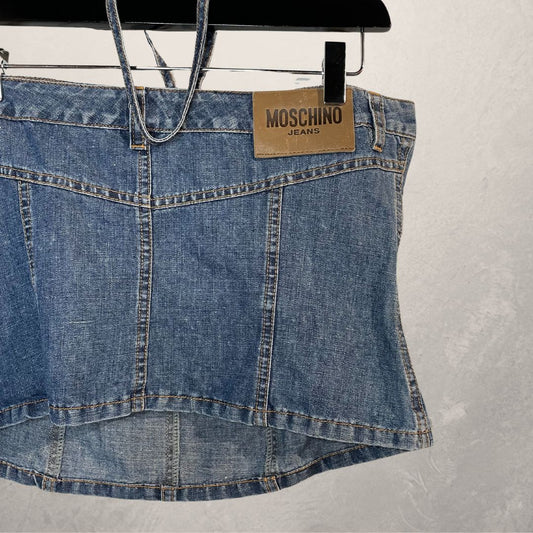 Vintage Moschino denim top L