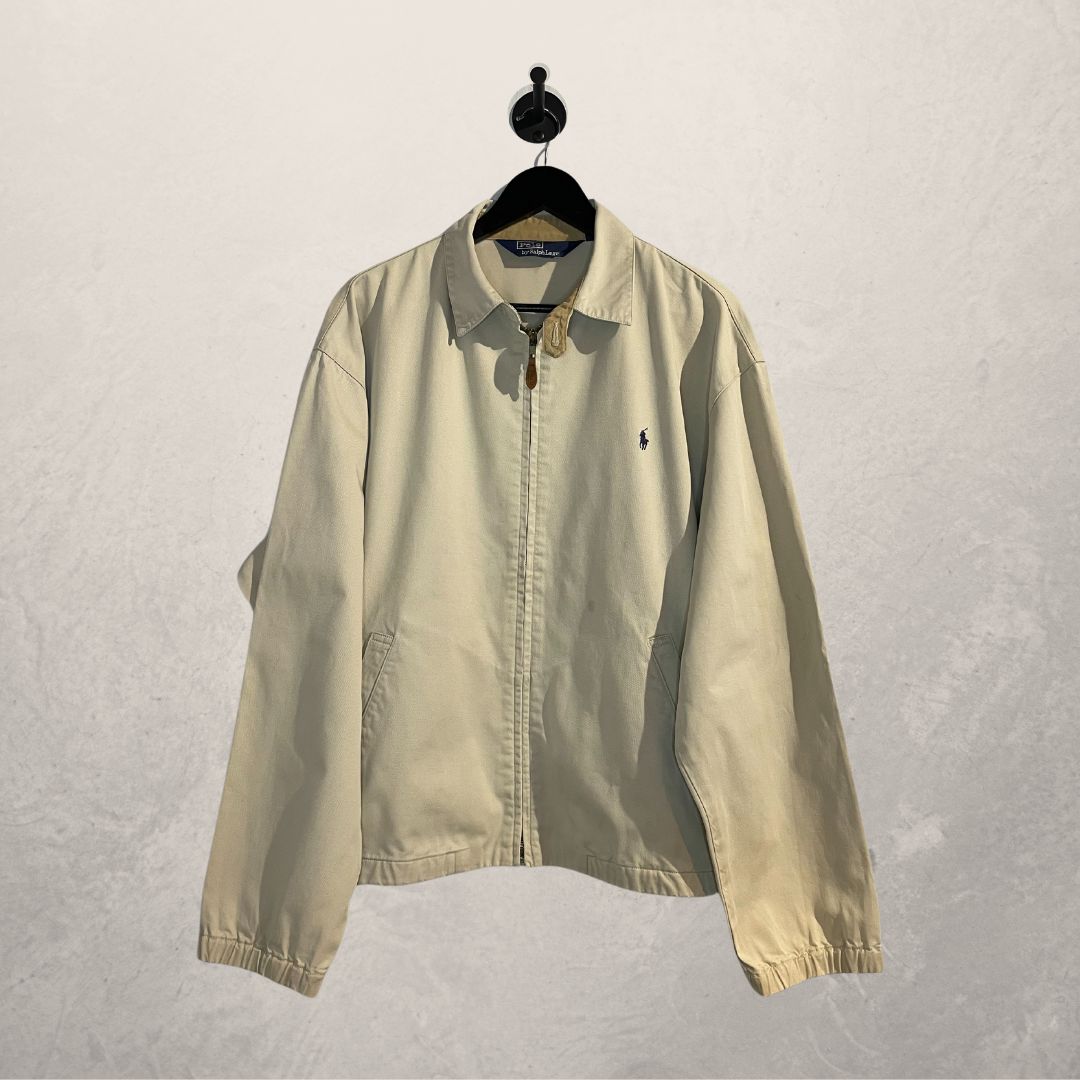Vintage Ralph Lauren beige coach jacket L