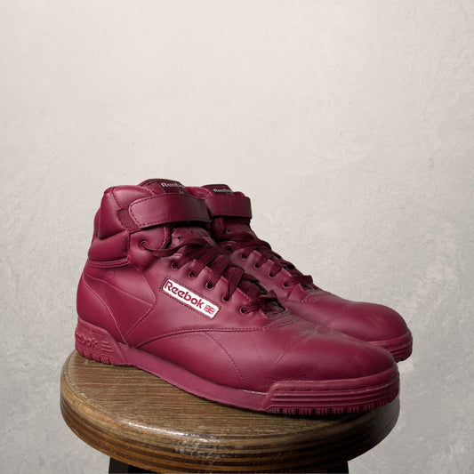 Vintage Reebok marroon high top sneakers 44.5