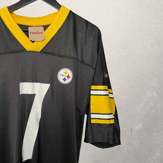 Vintage Steelers black/yellow NFL jersey L