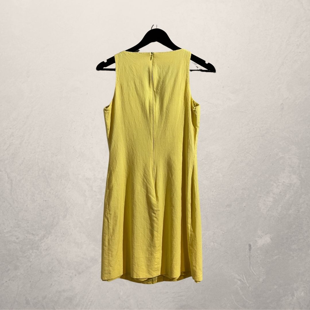 Vintage VersaceJC yellow cotton dress S