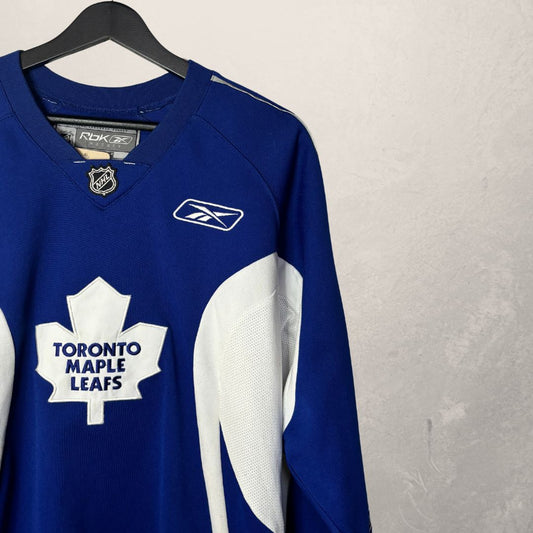 Vintage blue NHL jersey maple leafs S/M