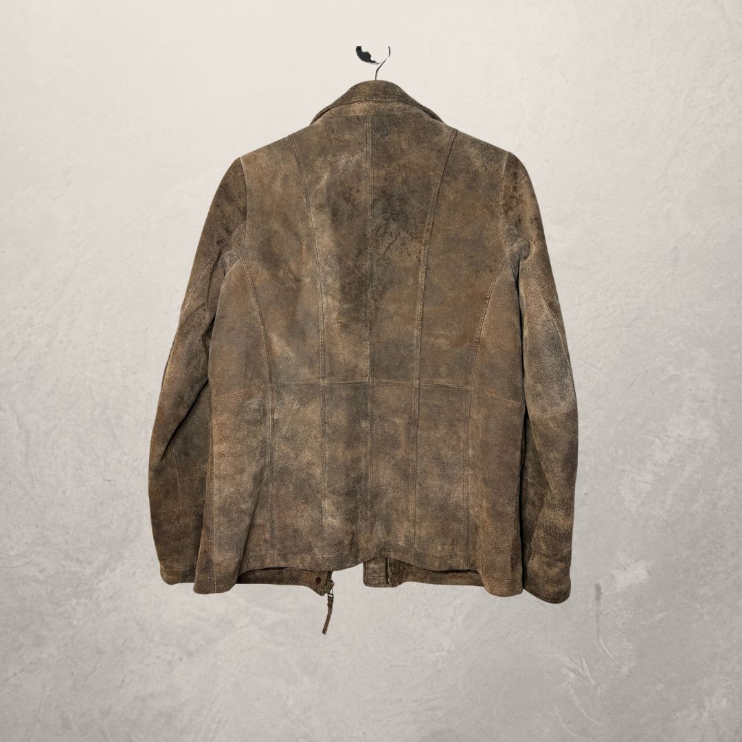 Vintage brown leather jacket S/M