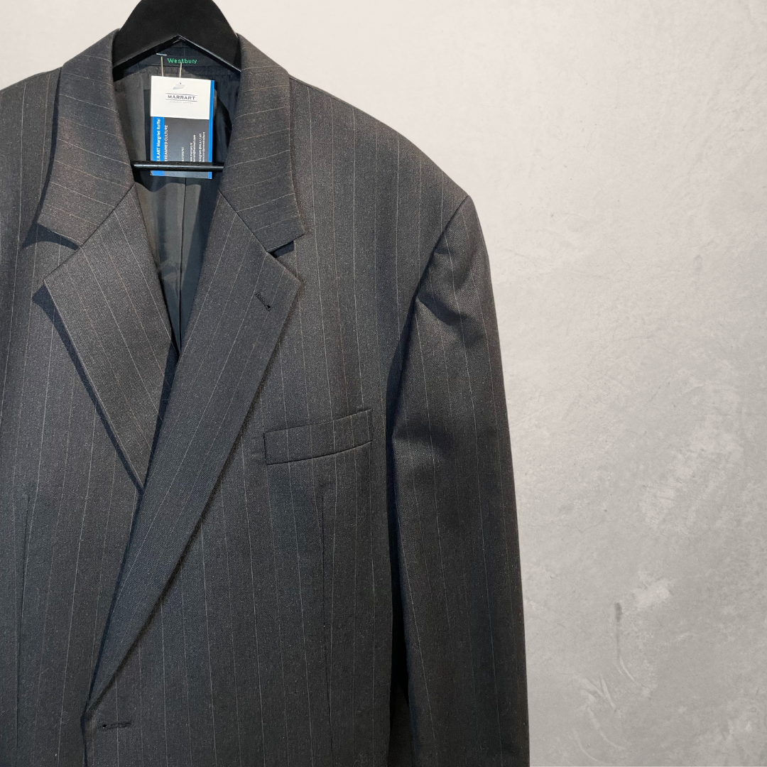 Vintage grey eyelet rouched back blazer OS- By M.a.r.r.art