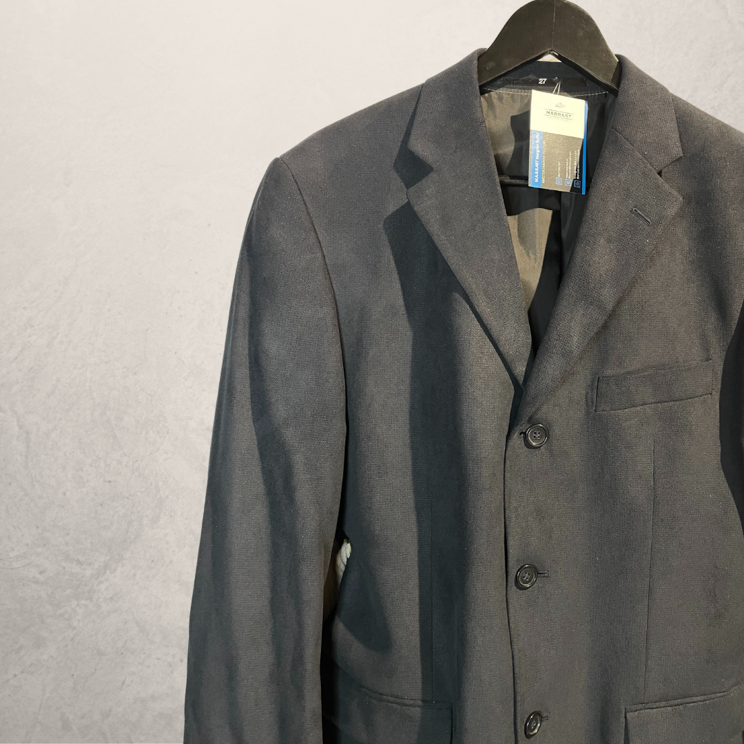 Vintage grey tie rope blazer OS- By M.a.r.r.art