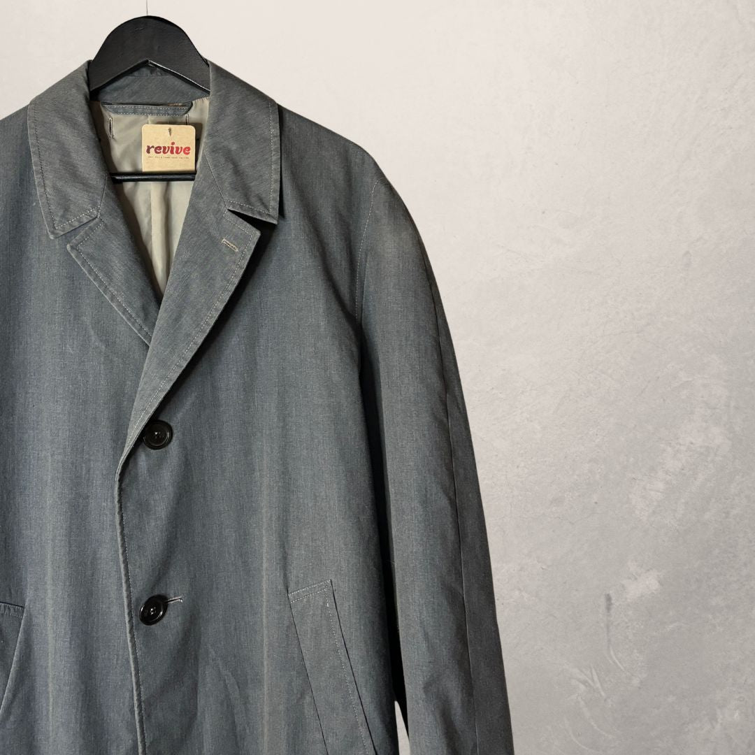 Vintage grey trench coat L