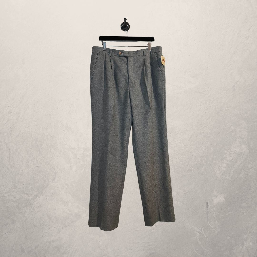 Vintage grey wool trousers XL
