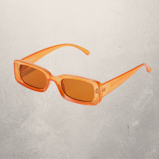 Vintage orange transparent sunglasses